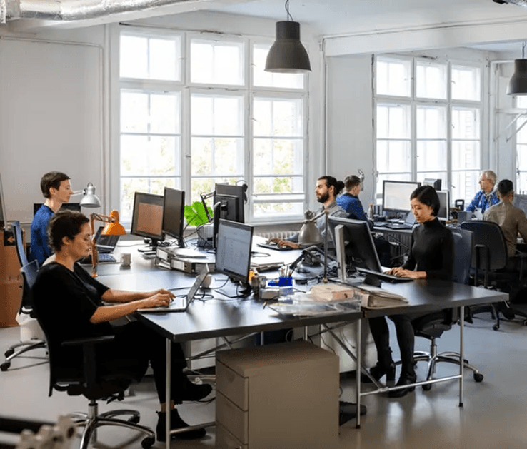 Charging points and monitors provided